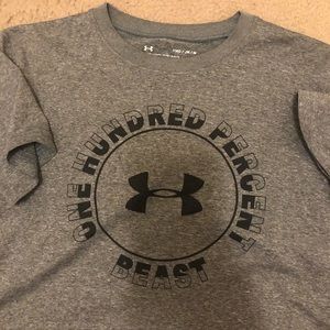Lot of 4 Boys size Medium Under Armour tee shirts